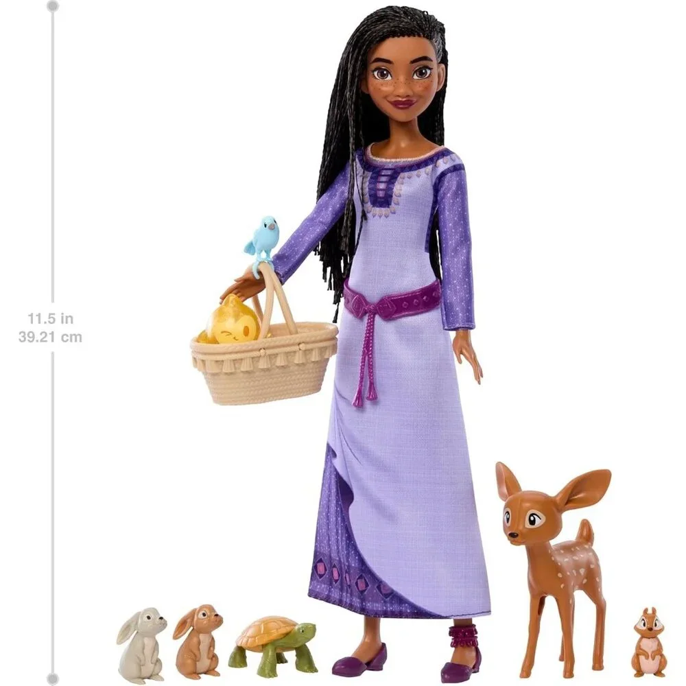 Disney Wish Woodland Animals Of Rosas Surprise Set With‎ Doll & Assessories
